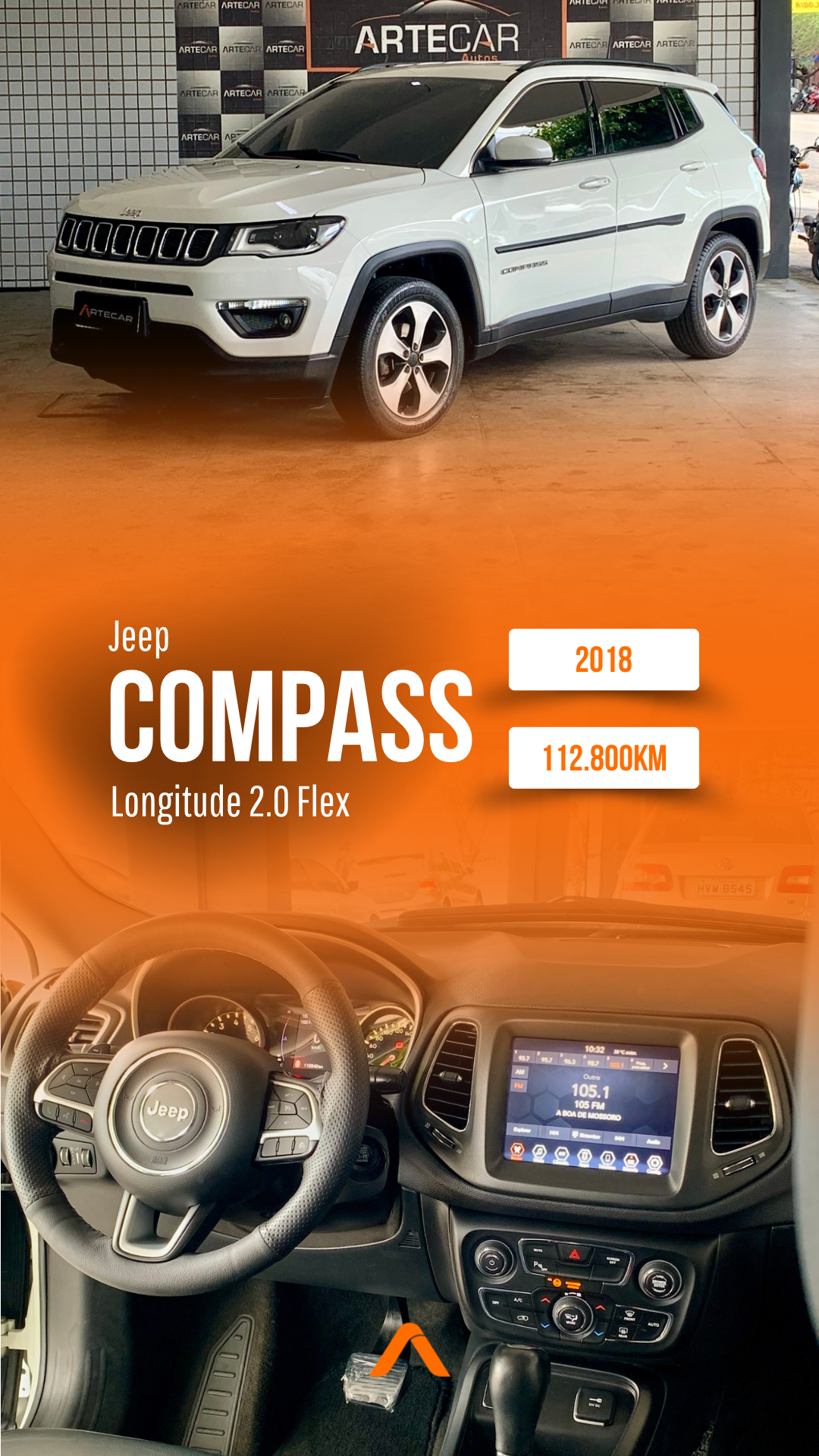Jeep COMPASS LIMITED 2.0 4x2 Flex 16V Aut.