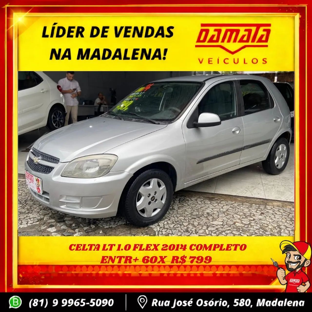 Chevrolet Celta Spirit/ LT 1.0 MPFI 8V Flexp. 5P 2014