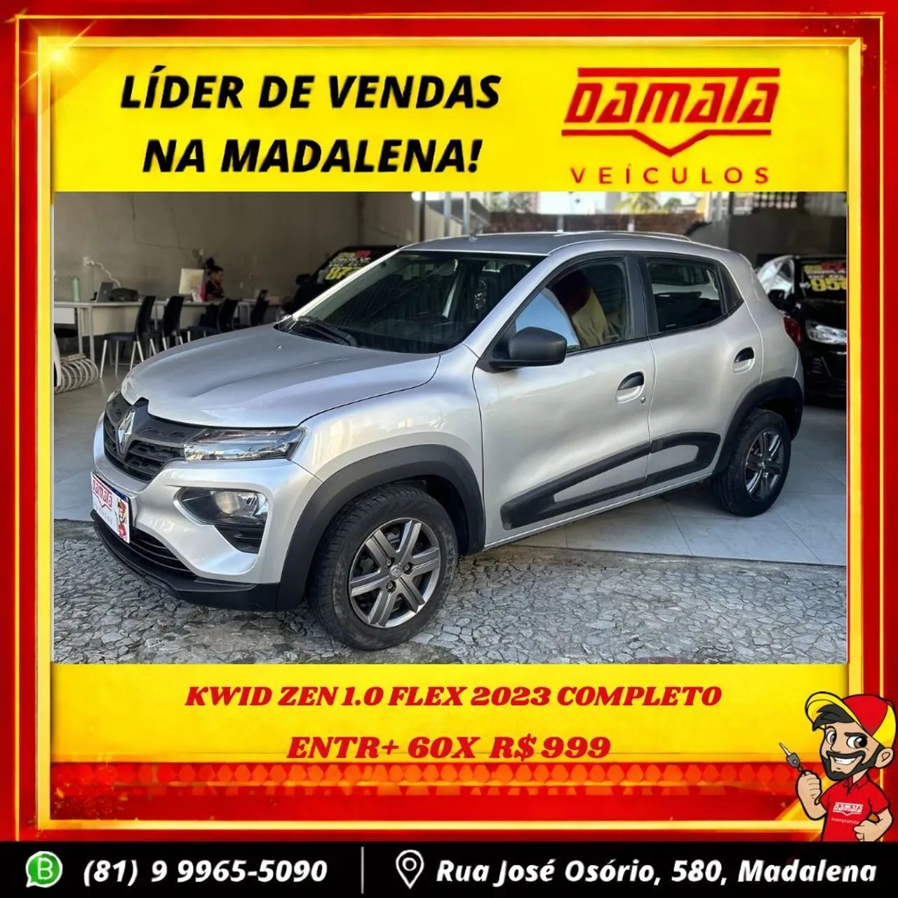 Renault Kwid Zen 1.0 Flex 12V 5P Mec. 2023