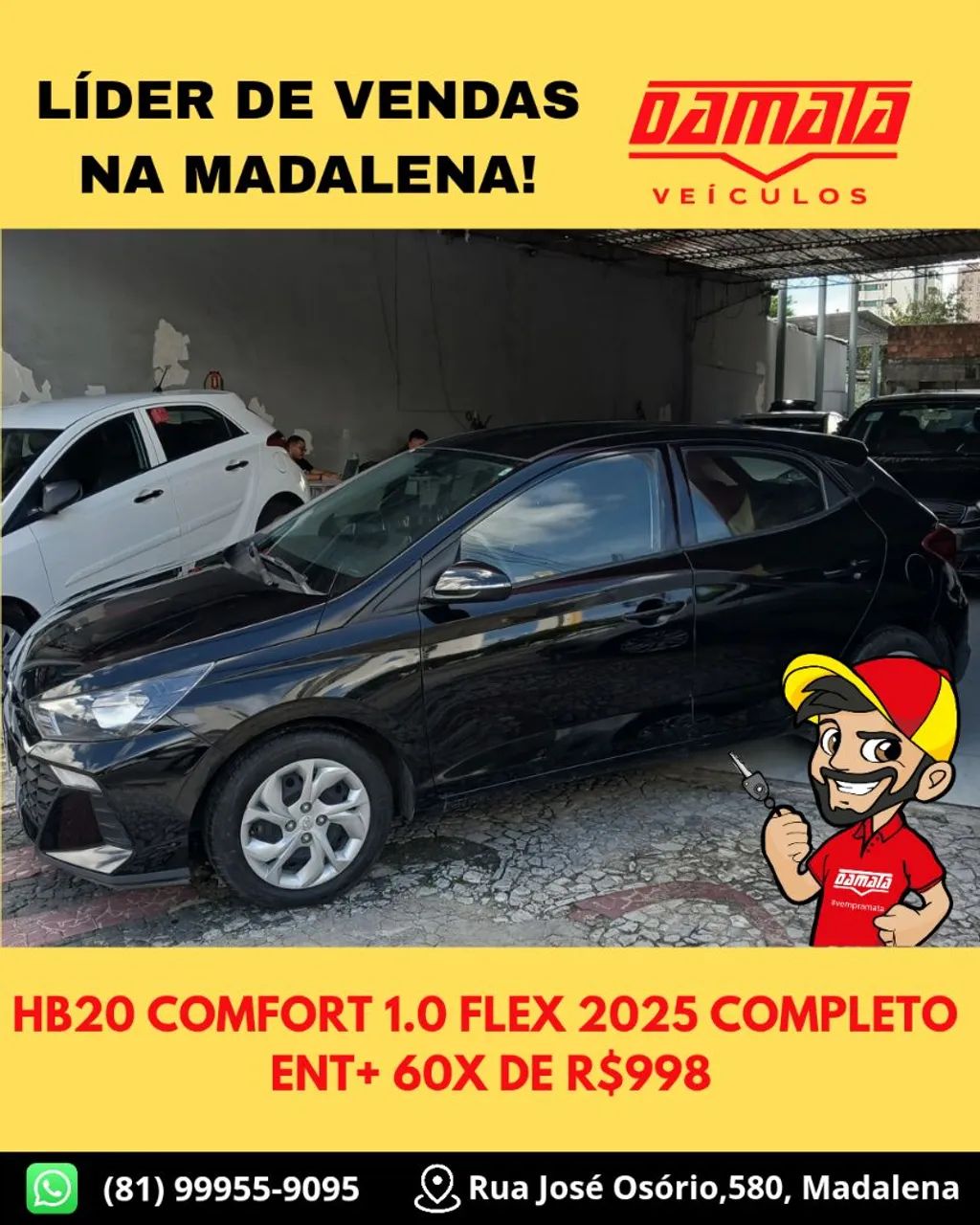 Hyundai HB20 Comfort Plus 1.0 Flex 12V Mec. 2025