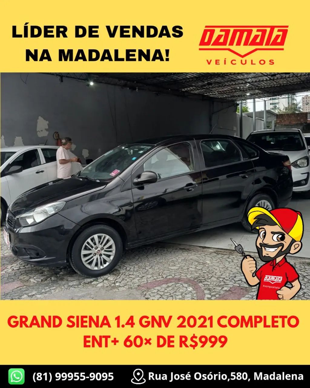 Fiat Grand Siena 1.4 EVO Flex 8V 4P 2021