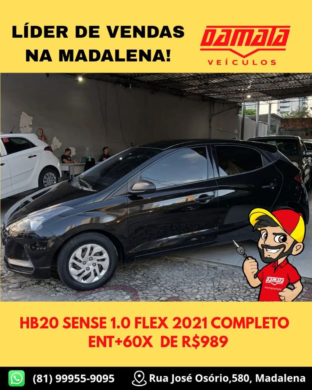 Hyundai HB20 Sense 1.0 Flex 12V MEC 2021