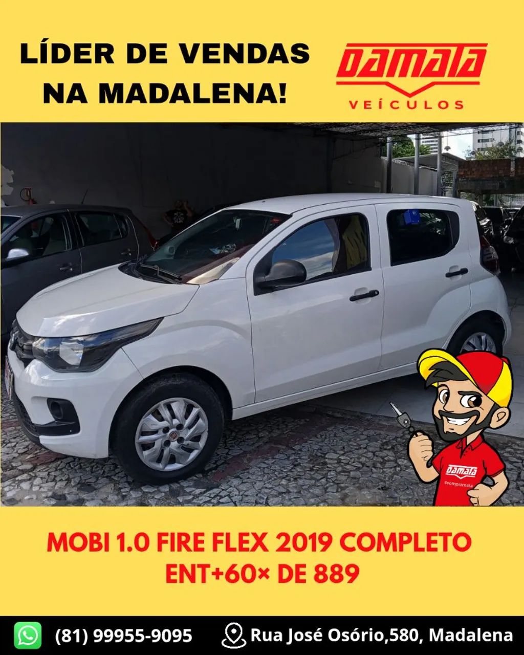 Fiat Mobi Easy 1.0 Fire Flex 5P. 2019