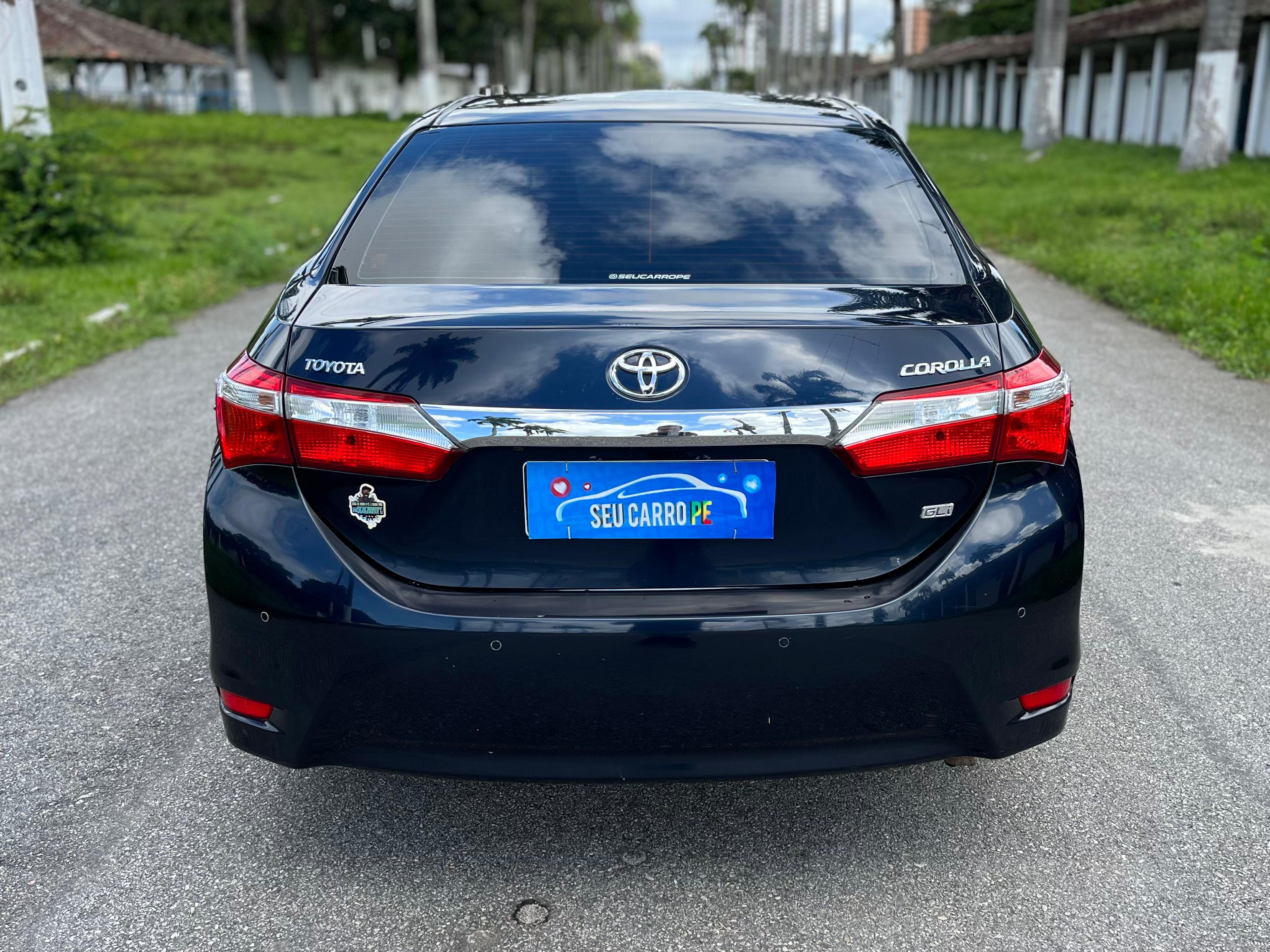 TOYOTA COROLLA GLI CVT 1.8 2016/2017 AZUL QFY4C48