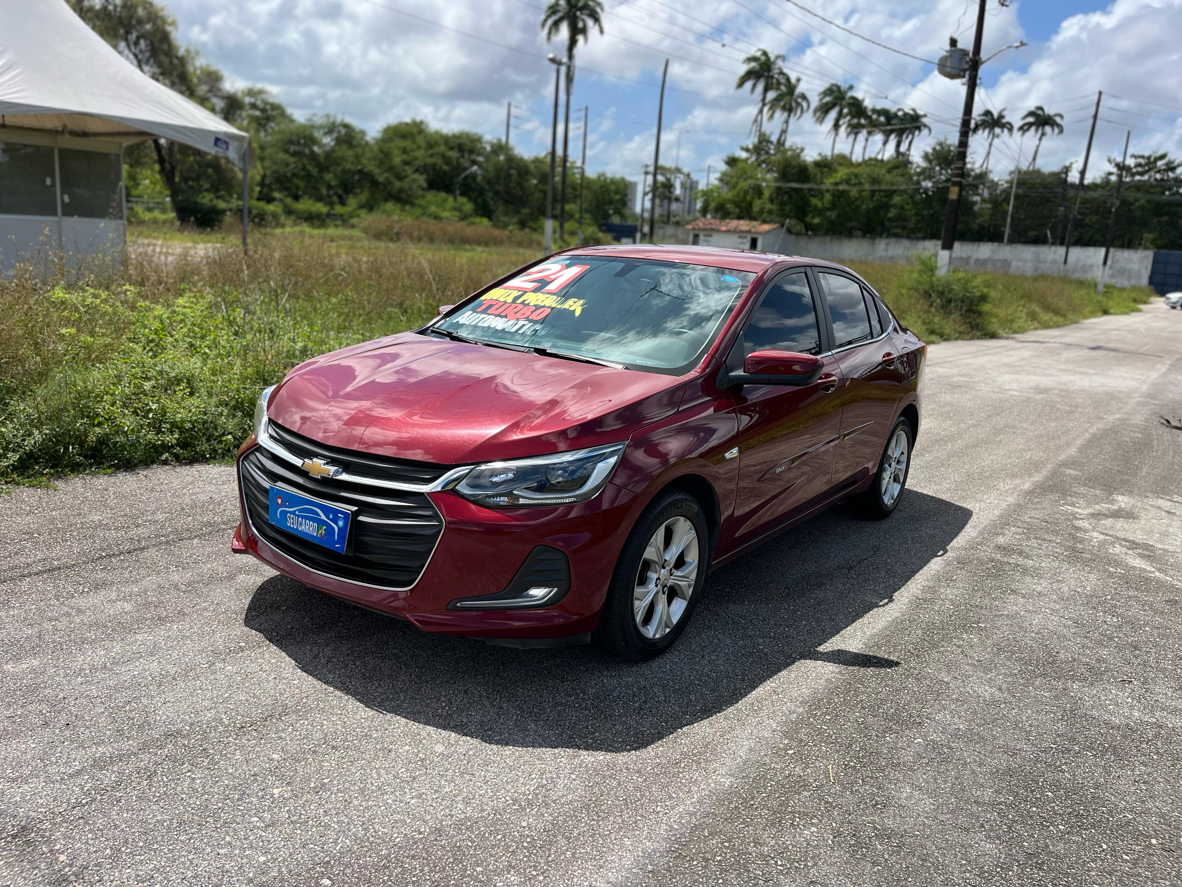 CHEVROLET ONIX PLUS TURBO PREMIER 1.0   2021/2021  VERMELHA QYS6G20  