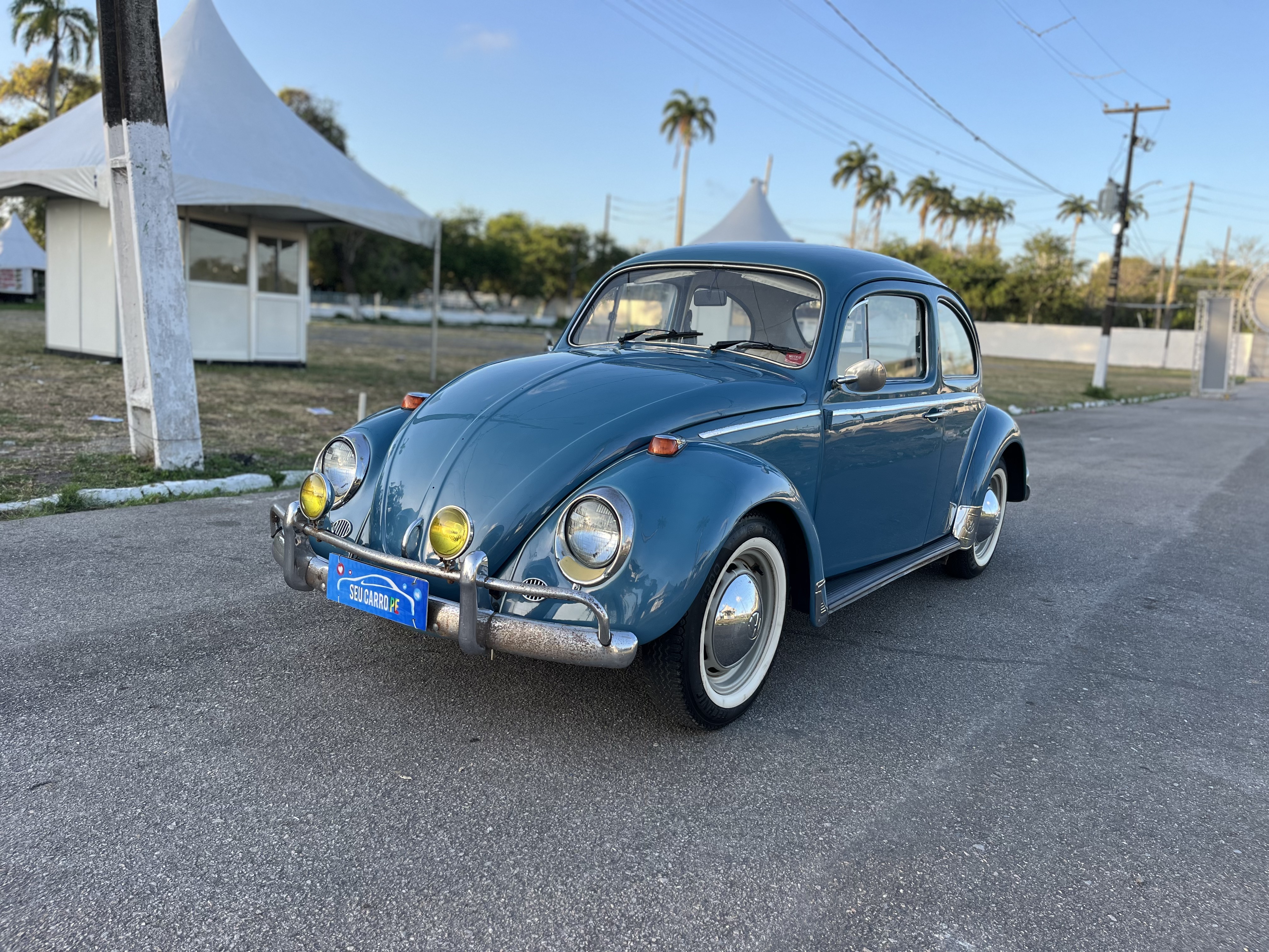 FUSCA 1968 AZUL KGB8I18